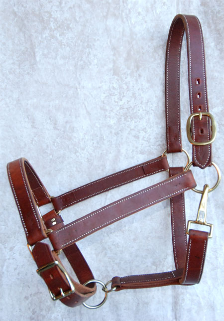 Leather Draft Horse Halter