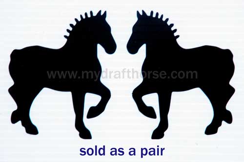 Draft Horse Silhouettes