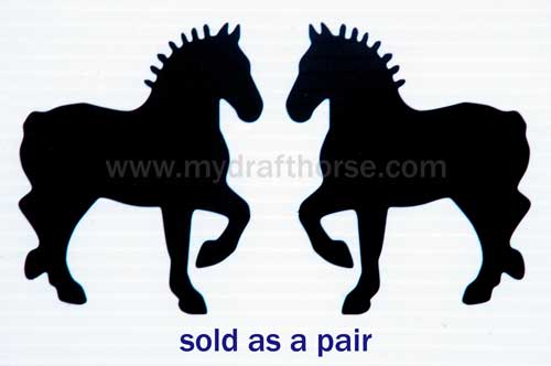 Draft Horse Silhouettes