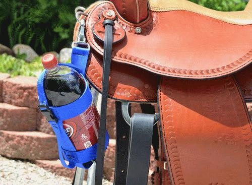 Cowboy Boot Water Bottle Tote - Bottle Caddy - Leather Bottle